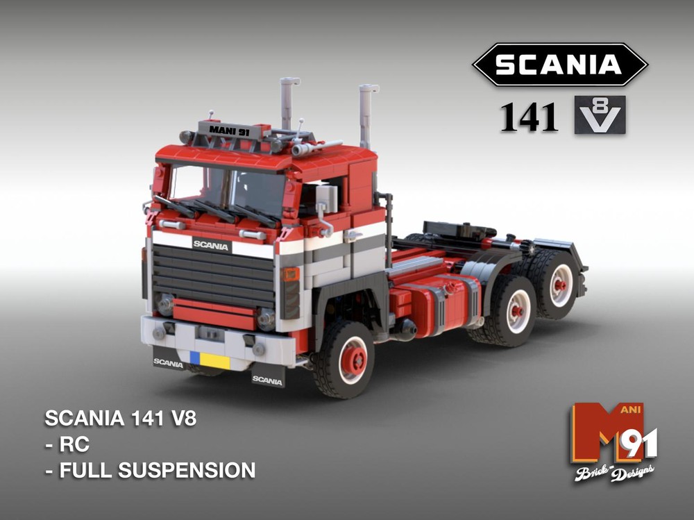 Lego Scania 141 V8 6x2