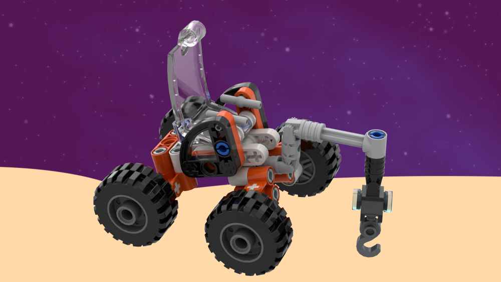 Lego TECHNIC City Space Buggy with Crane
