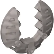 Large Figure Weapon 5 x 5 Shield with Wrench Toothed / Pearl Light Gray