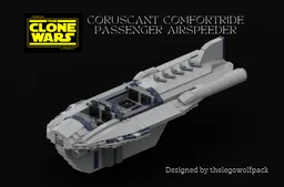 Coruscant ComfortRide passenger airspeeder