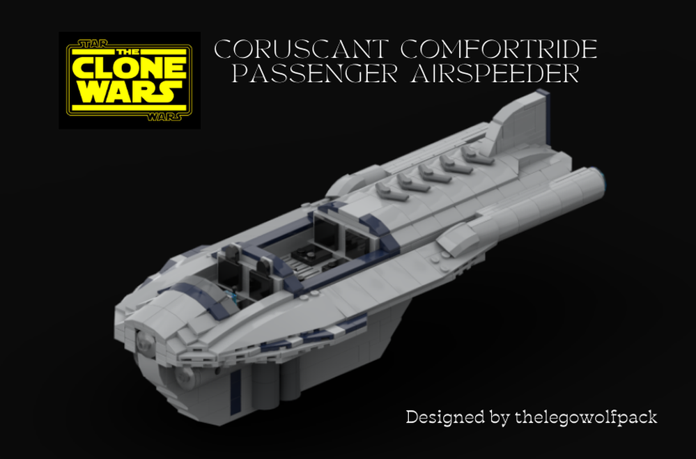 Lego Coruscant ComfortRide passenger airspeeder