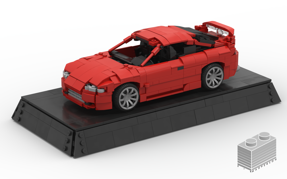 Lego Mitsubishi Eclipse 2G - Miniland scale