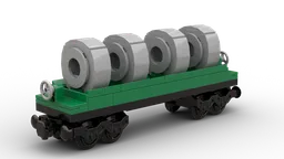 Coil Car (Burlington Northern Color Scheme)