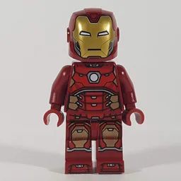Iron Man Mark 43 Armor, Visor Printed on Helmet, Plain Trans-Clear Head