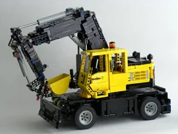 Fully RC controlled 12Ch wheel excavator