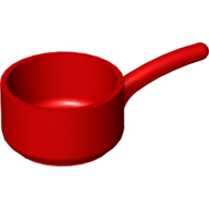 Lego Belville / Scala, Equipment Saucepan / Red