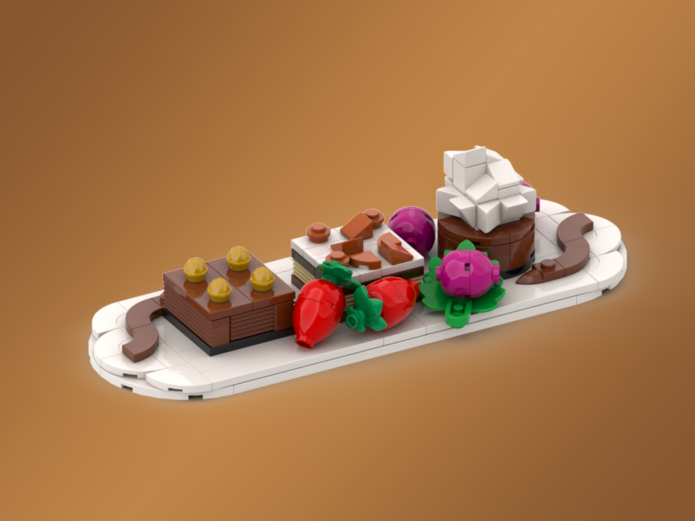 Lego Chocolate Dessert