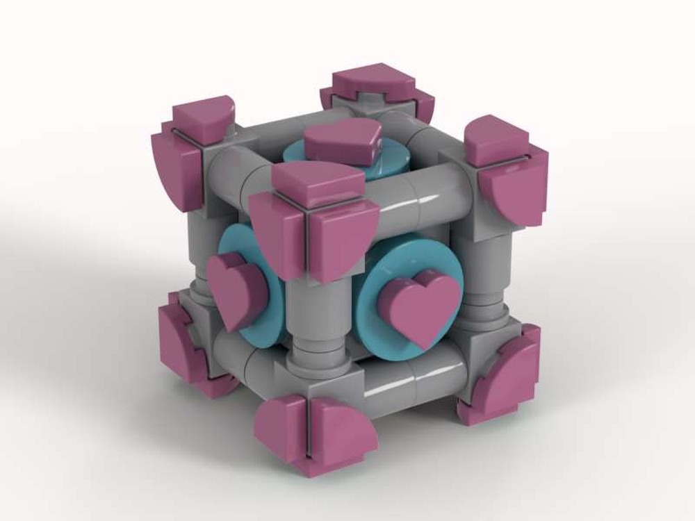 Lego Portal - Compact Companion Cube 5x5x5