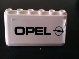Windscreen 2 x 6 x 2 with 'OPEL' on White Background Pattern (Sticker) - Set 880002-2 (in Combination with Sets 3308 / 3309)