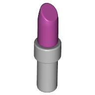 Lego Lipstick with Light Bluish Gray Handle / Magenta