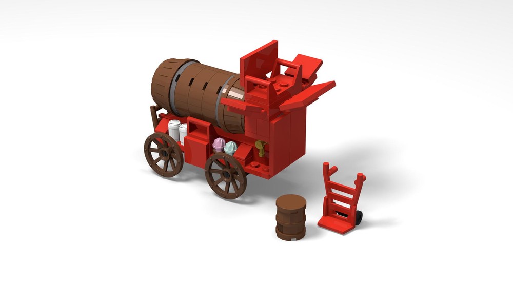 Lego Butterbeer Wagon from the Wizarding World of Harry Potter at Universal Studios