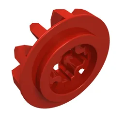Technic Gear 12 Tooth Bevel / Red