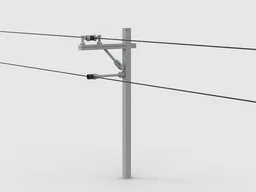 Overhead Wire Single Track