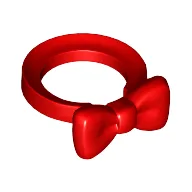 Minifig Neckwear Bow Tie / Red