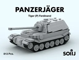 Panzerjäger Tiger (P) Ferdinand Vk 45.01 - German SPG 1:35
