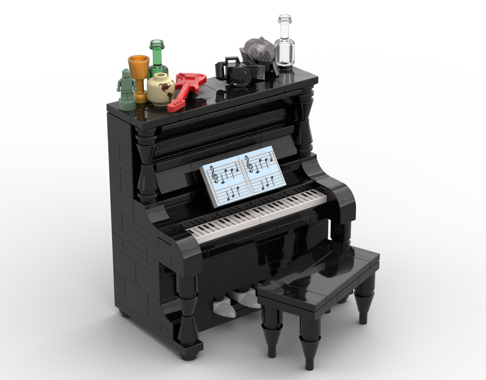 Lego Miniature Upright Piano