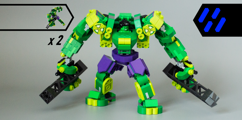 Lego 76241 x 2 Hulk Mech Armor Upgrade