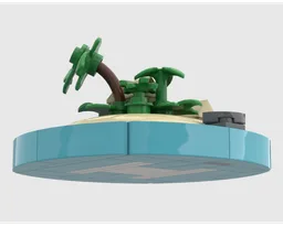 Micro tropical island