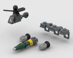 Drone Helicopter with ordnance
