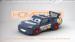 Lightning McQueen - Fabulous Lightning Doc Hudson Hornet
