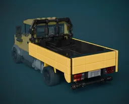 Flat Bed Add-on for Mini Delivery Truck