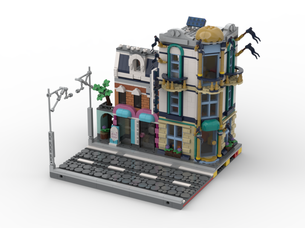 Lego Little Modulars Module 7 Hotel and Music Store