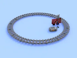 Variation of JKBrickworks Particle Accelerator using more common parts