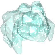 Lego Hair Spikes / Glitter Trans-Light Blue