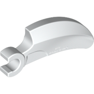 Lego Creature Body Part, Barb Large (Claw, Talon) with Clip / White