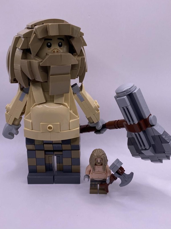 Lego Fat Thor (without armor) posable figure