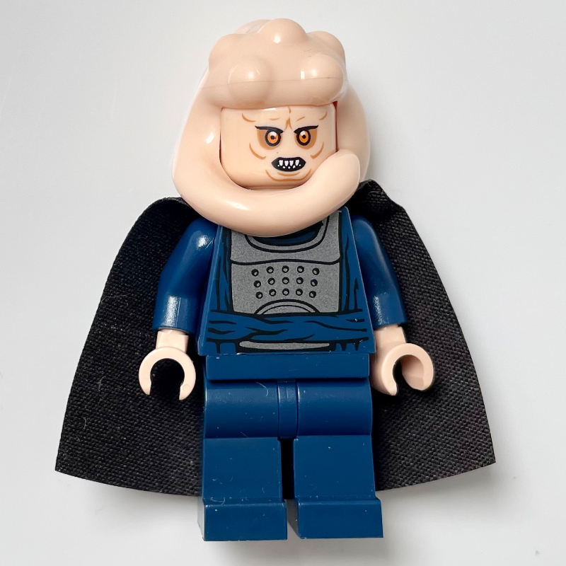 Lego Bib Fortuna, Clenched Teeth, Cape