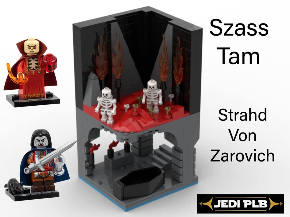 Lego Dungeons And Dragons Szass Tam and Strahd Von Zarovich Display