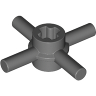 Lego Technic Axle Connector Hub with 4 Bars at 90°, Reinforced Axle Hole
