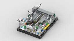 Micro Worlds: Japanese train station I