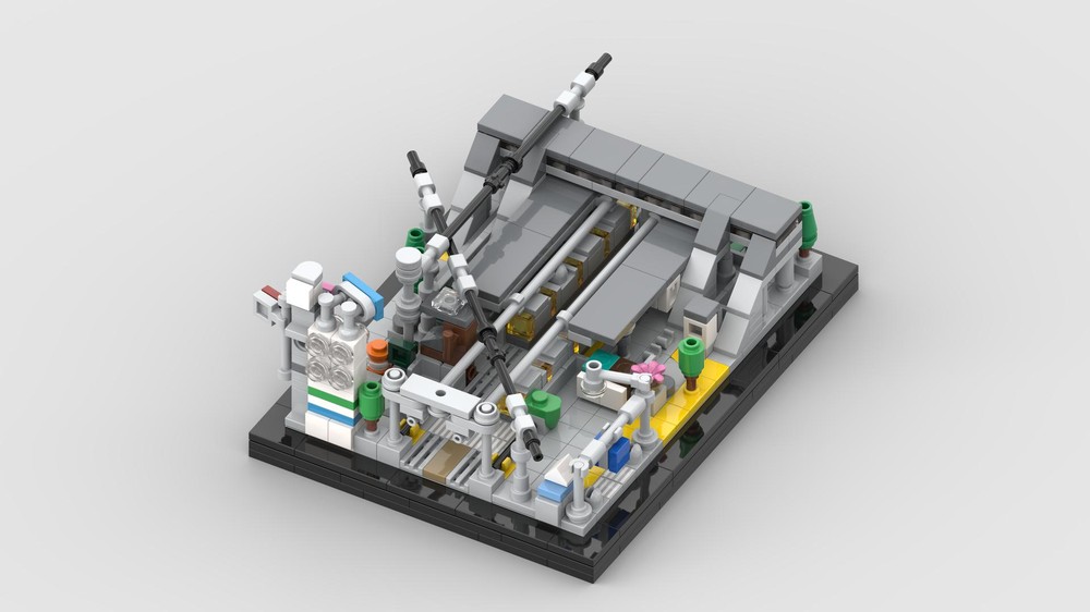Lego Micro Worlds: Japanese train station I