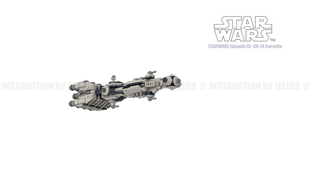 Lego Mini Size CR-70 Corvette Tantive III : Episode III