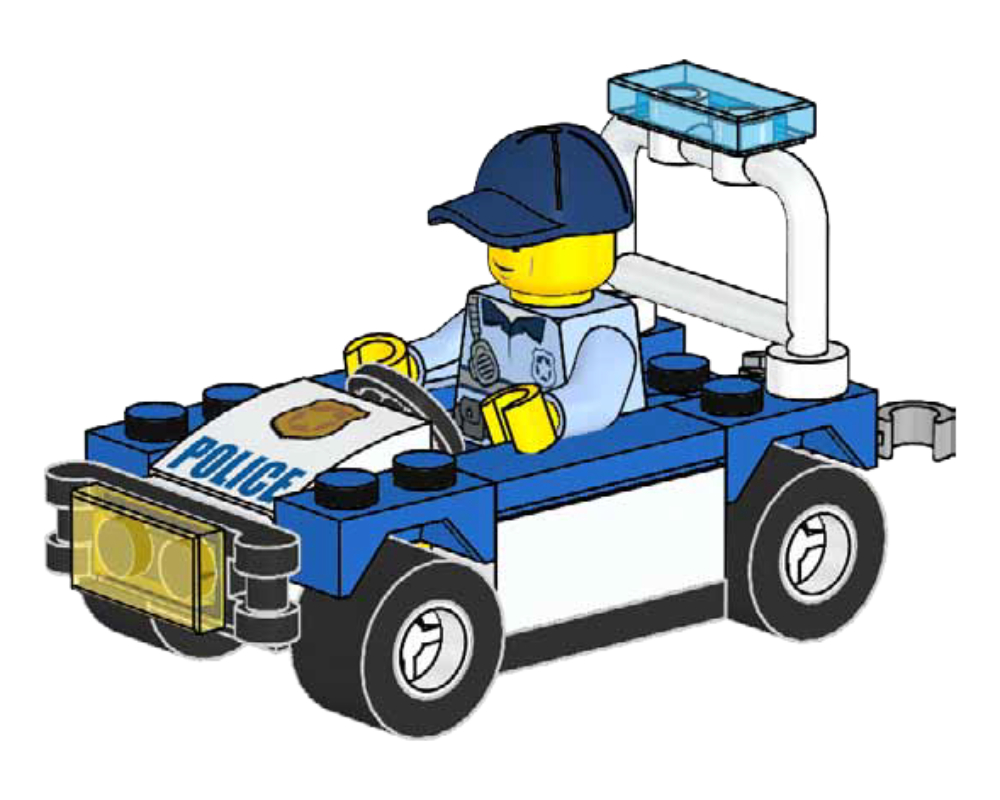 Lego Justin Justice's Police Car