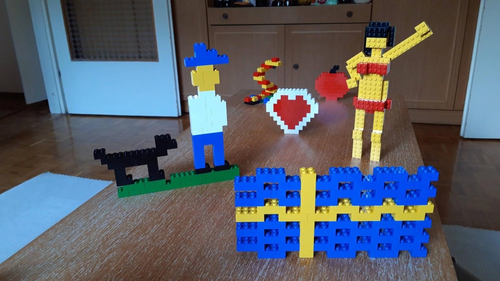 Lego Guy and Girl in Sweden