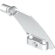 Technic Panel Curved 5 x 7 Parallelogram Right / White