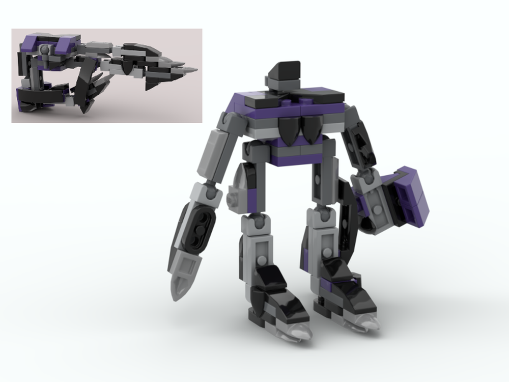 Lego Rifle transformer from LEGO Marvel set 76204: Black Panther Mech armor