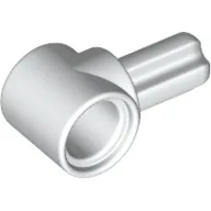 Technic Pin Connector Hub with 1 Axle / White
