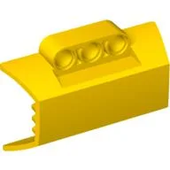 Technic Engine Block Half / Side Intake Panel / Yellow