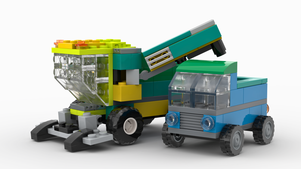 Lego 11036 Harvester and truck