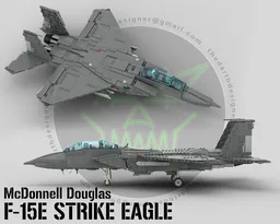 F-15 E | STRIKE EAGLE - 1:34 Scale (v2)