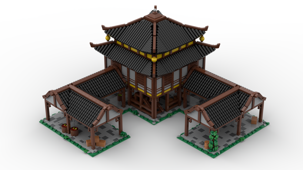 Lego Age of Empires - Town Center (East Asian)