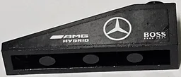 Slope 18 4 x 1 with White Boss, Mercedes-Benz and AMG Hybrid Logos Pattern on Both Sides (Stickers) - Set 75883