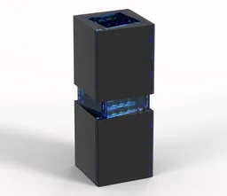 Brick Vase Quadratum Nero II