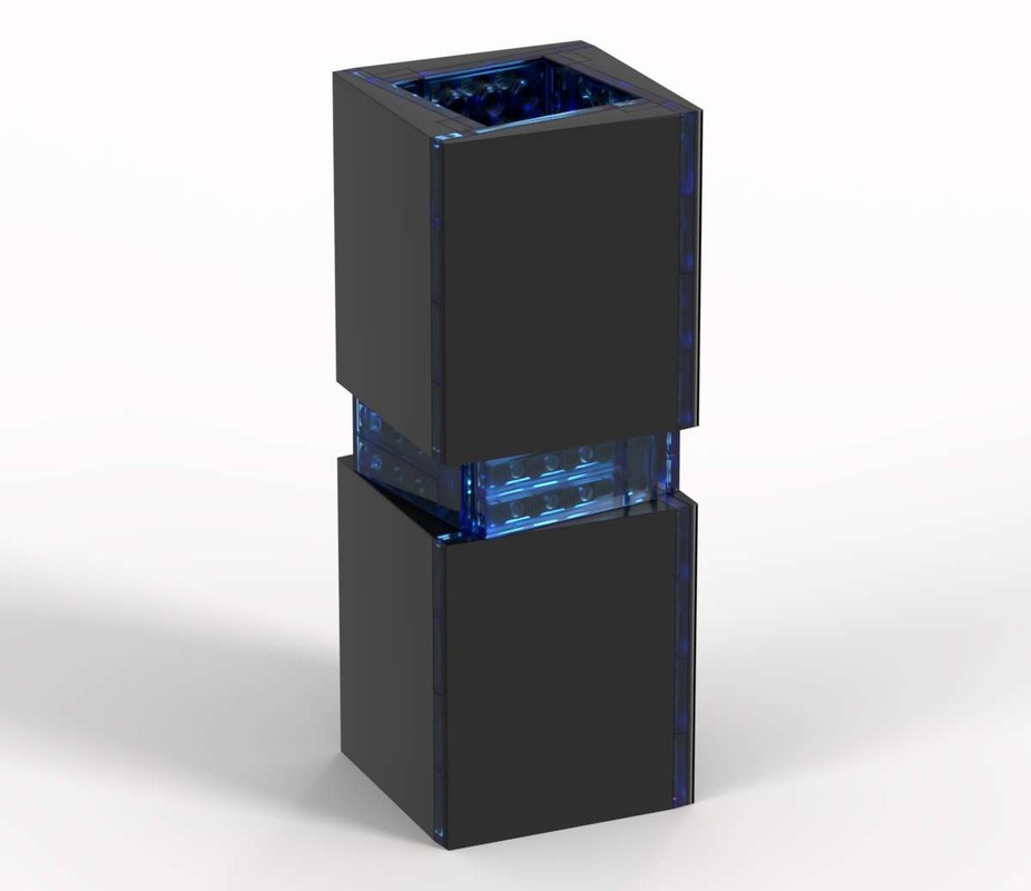 Lego Brick Vase Quadratum Nero II