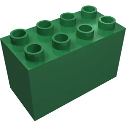 Duplo Brick 2 x 4 x 2 / Green