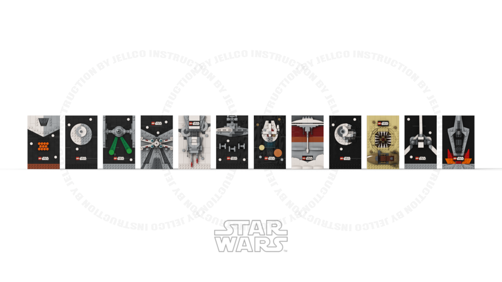 Lego SW Original Trilogy Postcard Concept